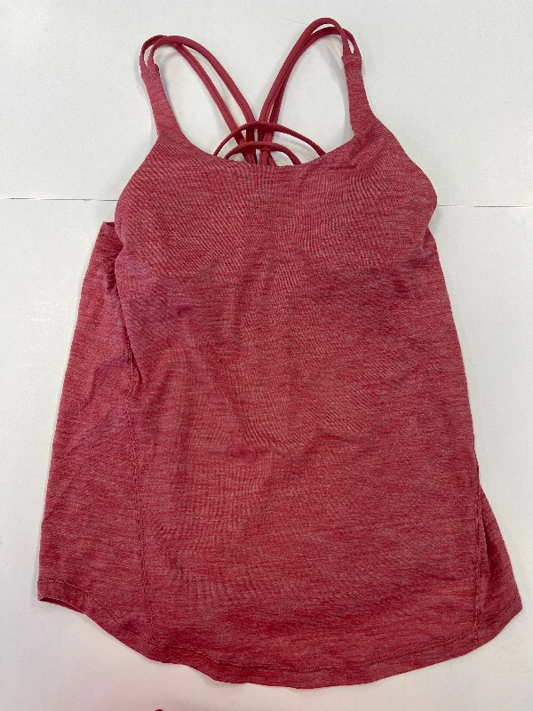 Women's Yoga Tops with Adjustable Fit -Pink Athletic Tank Top Lululemon, Size 6