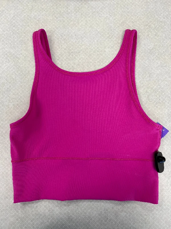 Women's Yoga Tops with Stretchy, Supportive Fabric -Pink Athletic Tank Top Lululemon, Size 8