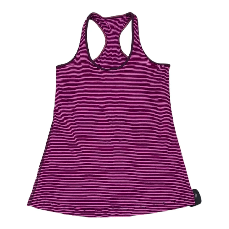 Women's Yoga Tops with Long Sleeves for Coverage -Pink Athletic Tank Top Lululemon, Size M