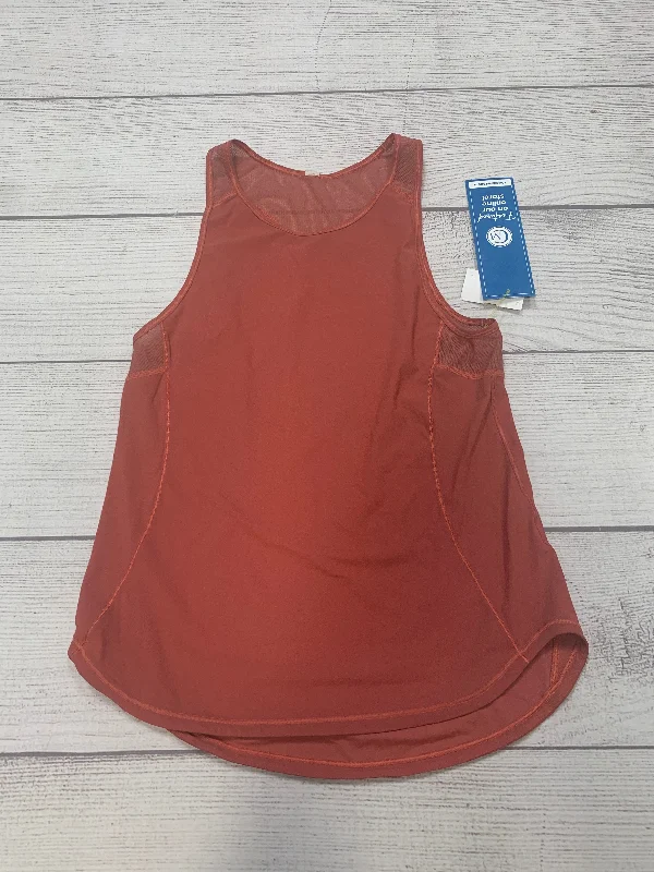 Yoga Tops for Flexibility and Endurance -Pink Athletic Tank Top Lululemon, Size S