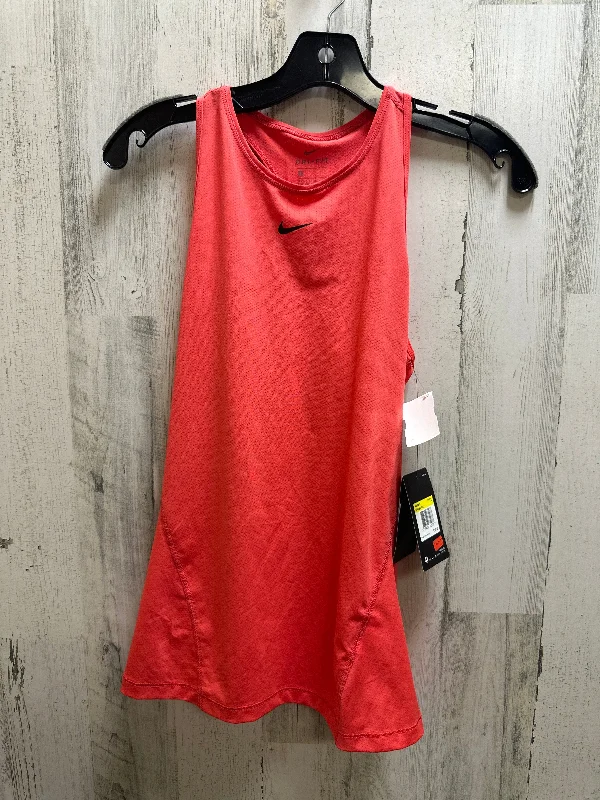 Yoga Tops for Flexibility and Easy Poses -Pink Athletic Tank Top Nike Apparel, Size S