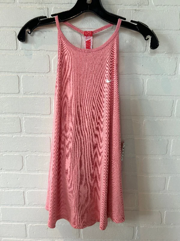 Fitted Yoga Tops for Optimal Movement -Pink Athletic Tank Top Nike, Size L