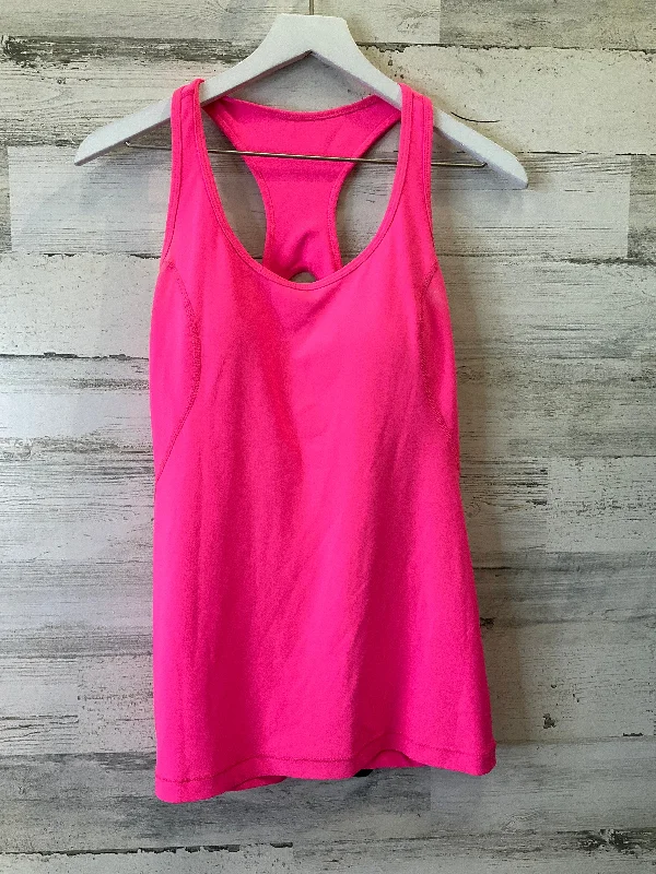 Lightweight Yoga Tops for Summer -Pink Athletic Tank Top Xersion, Size M