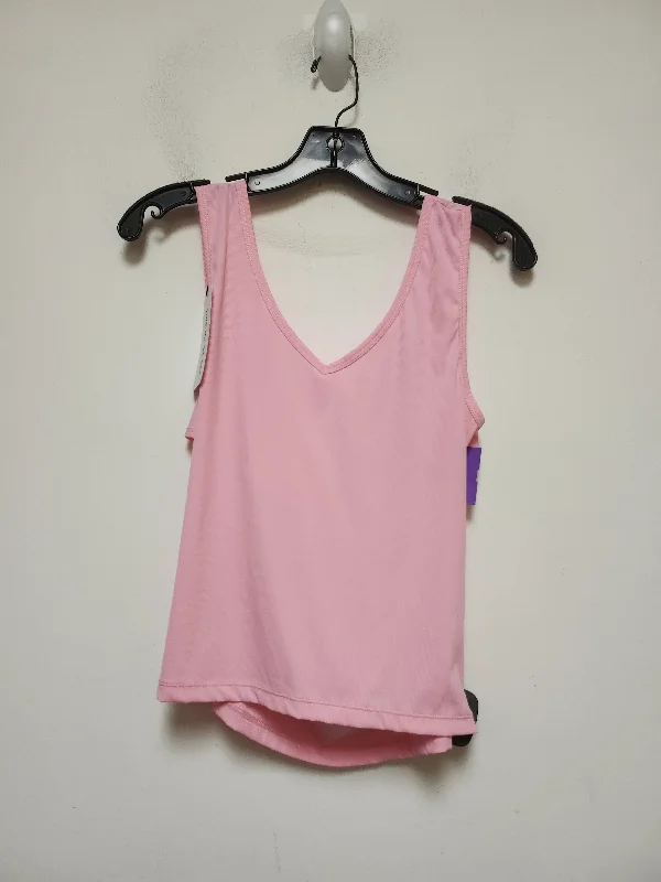 Stylish Yoga Tops for Flexibility and Comfort -Pink Athletic Tank Top Zyia, Size L