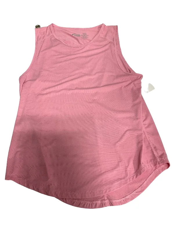 Yoga Tops for Better Posture Support -Pink Athletic Tank Top Zyia, Size M