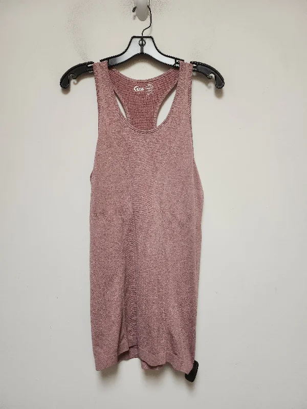 Comfortable Yoga Tops for Fitness -Pink Athletic Tank Top Zyia, Size M