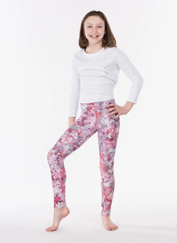 Comfortable Yoga Pants for Total Flexibility -Pink Bliss Kids Pants
