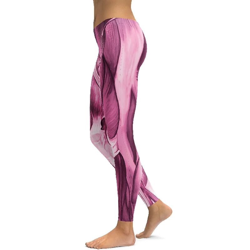 Affordable Yoga Pants for Daily Wear -Pink Muscles Leggings