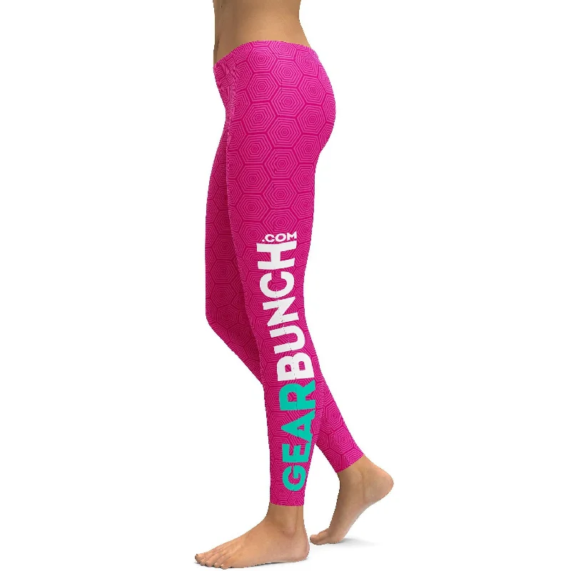 Yoga Pants for Intense Practice -Pink Promo Leggings