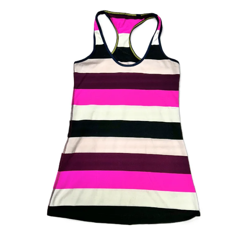 Yoga Tops with Moisture-Wicking Technology -Pink & Purple Athletic Tank Top By Lululemon, Size: S Yoga Tops with Moisture-Wicking Technology -Pink & Purple Athletic Tank Top By Lululemon, Size: S