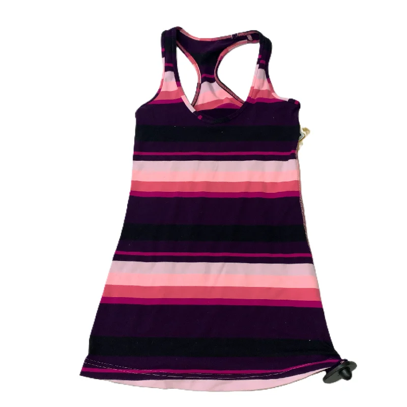 High-Waisted Yoga Tops for Better Fit -Pink & Purple  Athletic Tank Top By Lululemon  Size: Xs