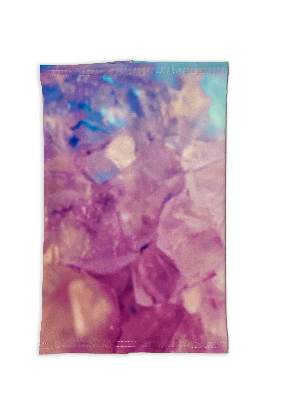 Yoga Pants for Outdoor Activities -Pink Tie Dye Neck Gaiter *FINAL SALE*