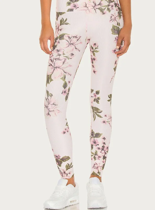 Premium Yoga Shorts for Comfort -Piper Legging In Pink Floral