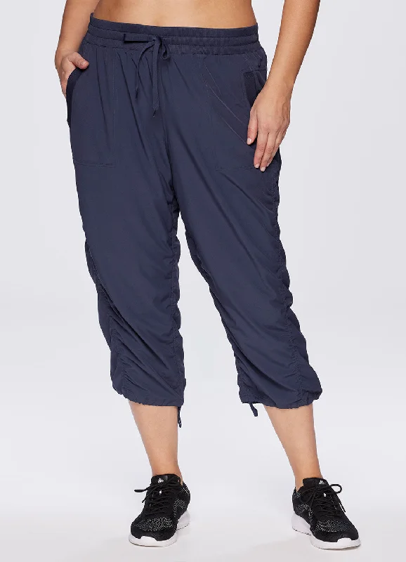 Yoga Pants for Deep Flexibility -Plus Lumen Lightweight Capri Pant