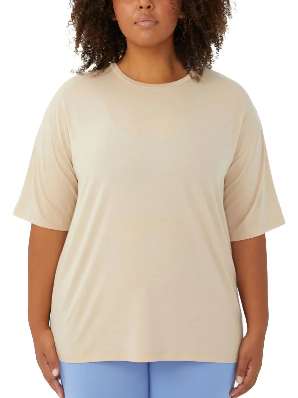 Yoga Tops for Increased Flexibility -Plus Womens Curve Active Shirts & Tops