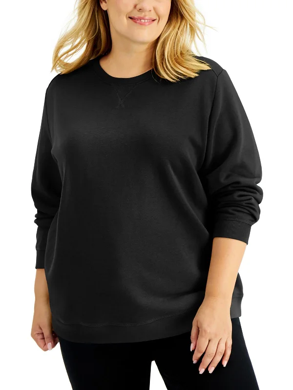Soft and Comfortable Yoga Tops -Plus Womens Fitness Activewear Sweatshirt