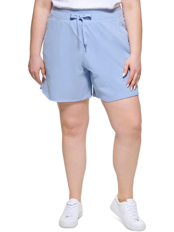 Soft Yoga Shorts for Comfort and Relaxation -Plus Womens Fitness Gym Shorts