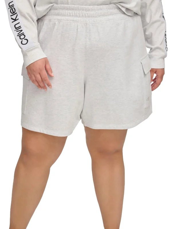 Yoga Shorts for Strong Core Exercises -Plus Womens Fitness Workout Shorts