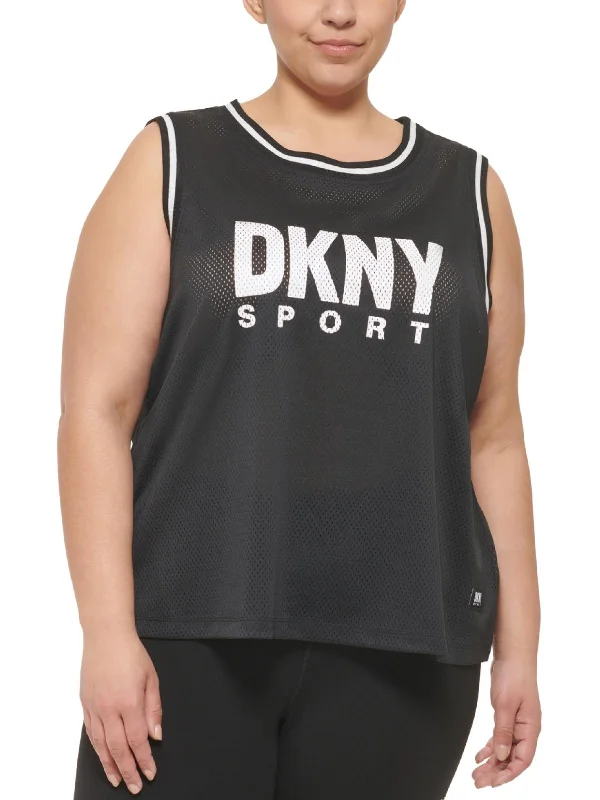 Yoga Tops for Mobility and Comfort -Plus Womens Jersey Workout Tank Top