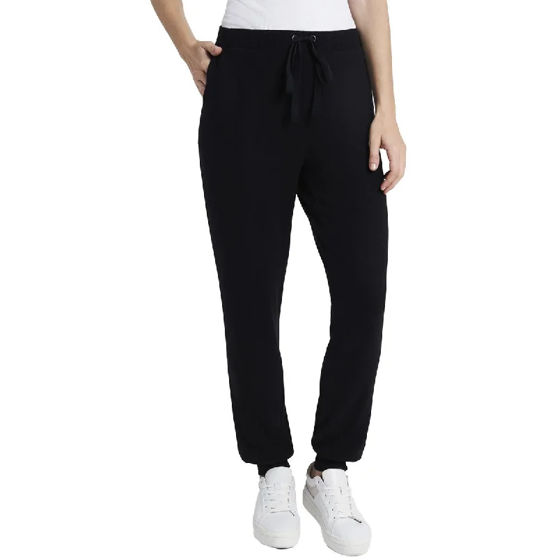 Yoga Shorts for Yoga Enthusiasts -Plus Womens Knit Cozy Jogger Pants