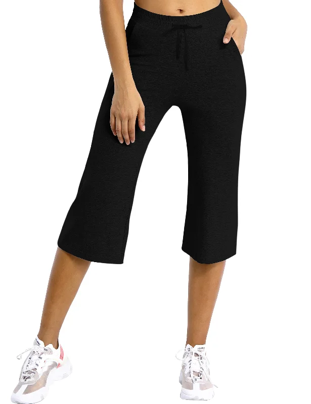 Yoga Pants for Flexibility and Stability -BUBBLELIME 90C/10S Pocket Lounge Adjustable Pants 19??inseam