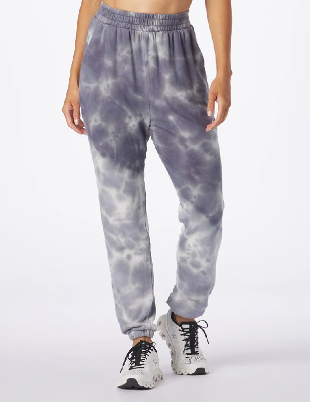Sports Yoga Pants for Women -Powder Jogger: Indigo Ombre