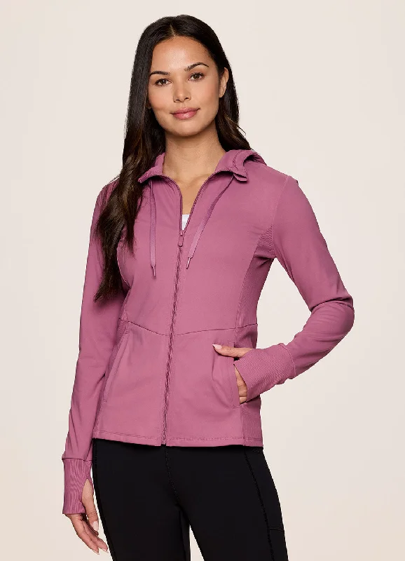 Women's Yoga Tops for Active Sessions -Power Play Studio Jacket