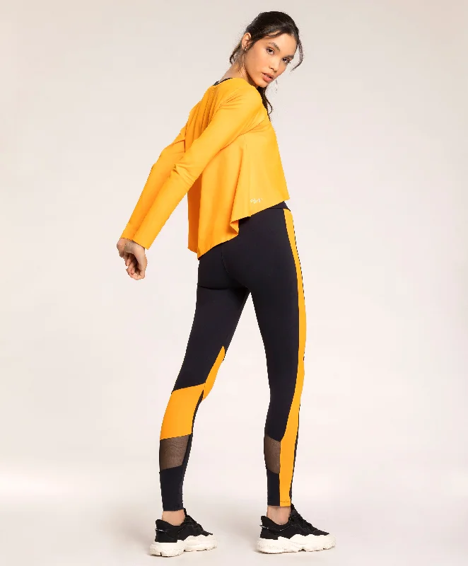 Yoga Tops for Deep Stretching Poses -Light Power RioAir™ Tee Neon