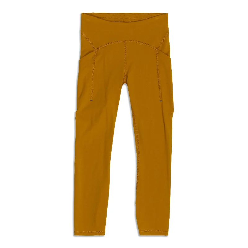 Best Fit Yoga Pants for Active Movement -Power Thru High-Rise Crop - Resale