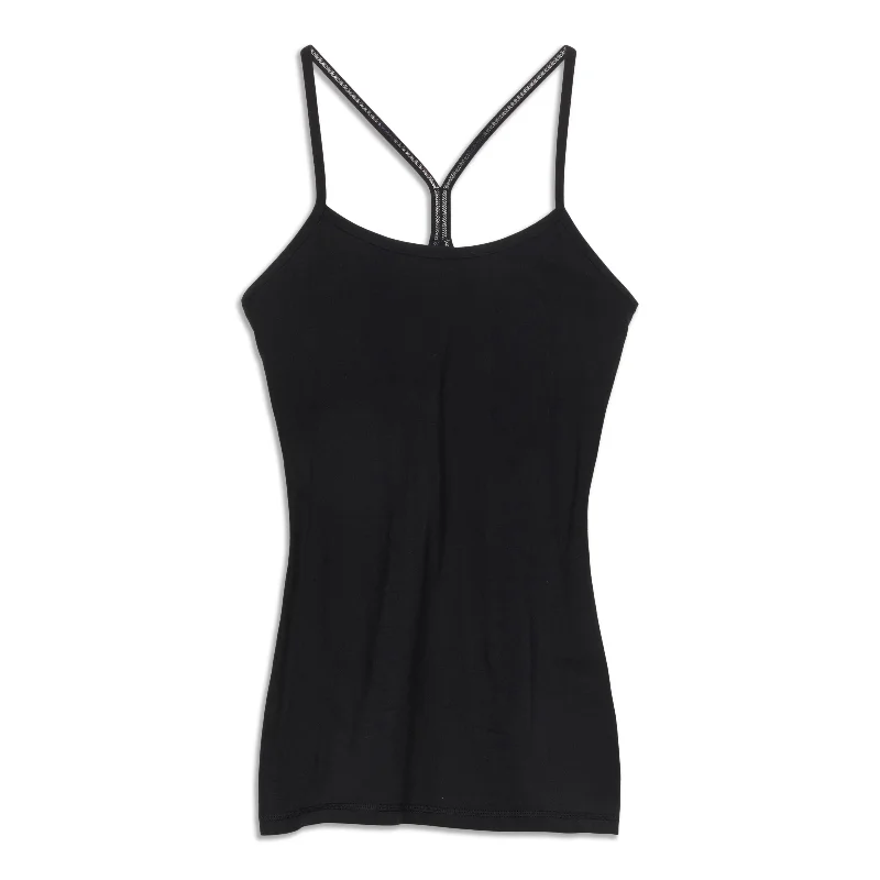 High-Waisted Yoga Tops -Power Y Tank Top - Resale