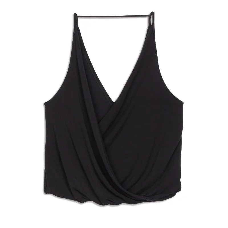 Yoga Tops with Mesh for Increased Comfort -Power Y Tank Top - Resale