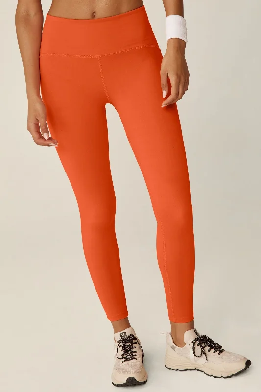 Yoga Shorts for Women’s Yoga Practice -Powerbeyond Strive Midi Leggings - Sunset Orange Yoga Shorts for Women’s Yoga Practice -Powerbeyond Strive Midi Leggings - Sunset Orange
