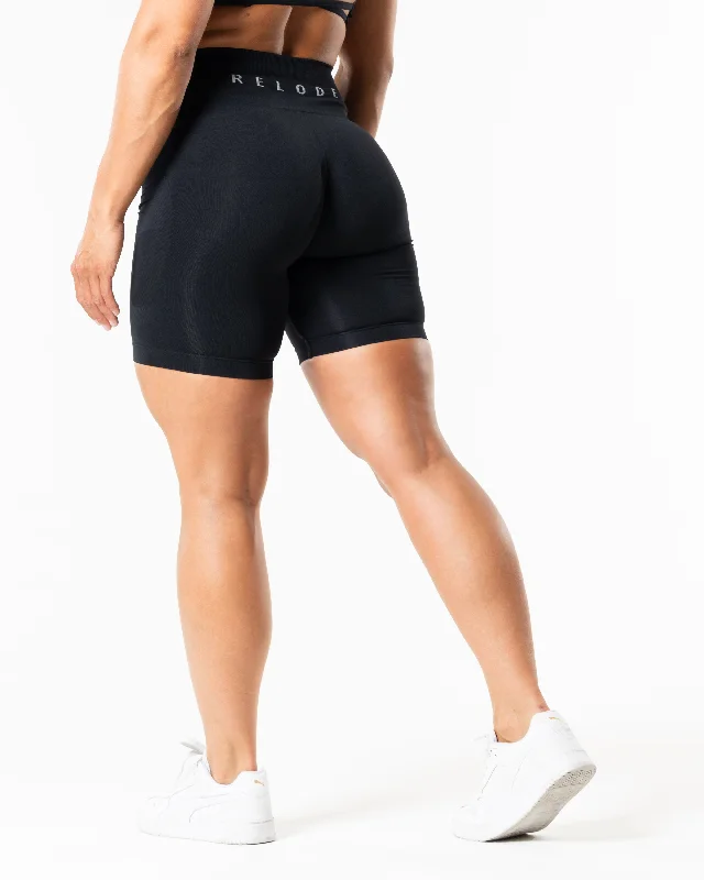 Plus Size Yoga Shorts -Prime Shorts - Black