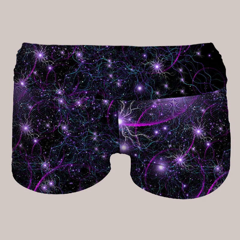 Yoga Shorts for Fitness and Recovery -Psychedelic Yoga Shorts (UV/RGB, Eco-Friendly) | LANIAKEA Yoga Shorts for Fitness and Recovery -Psychedelic Yoga Shorts (UV/RGB, Eco-Friendly) | LANIAKEA
