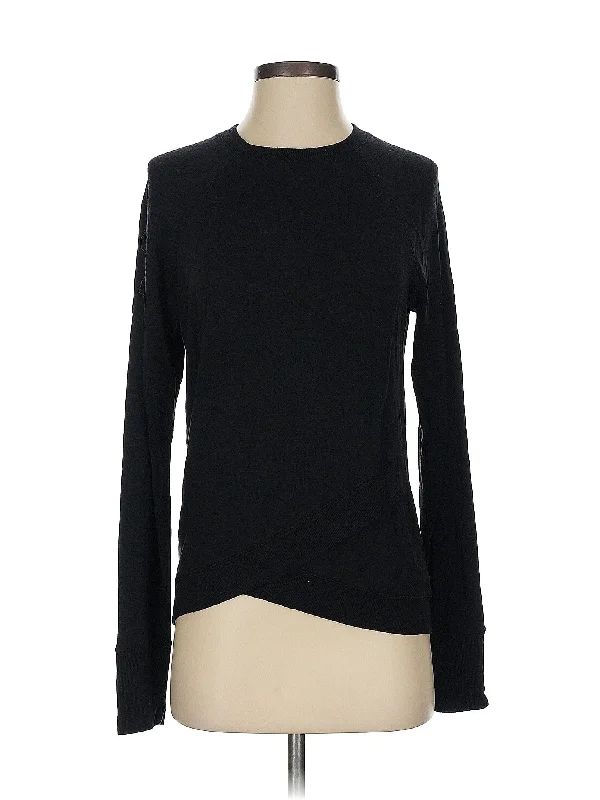 High-Neck Yoga Tops for Yoga Practice -Pullover Sweater