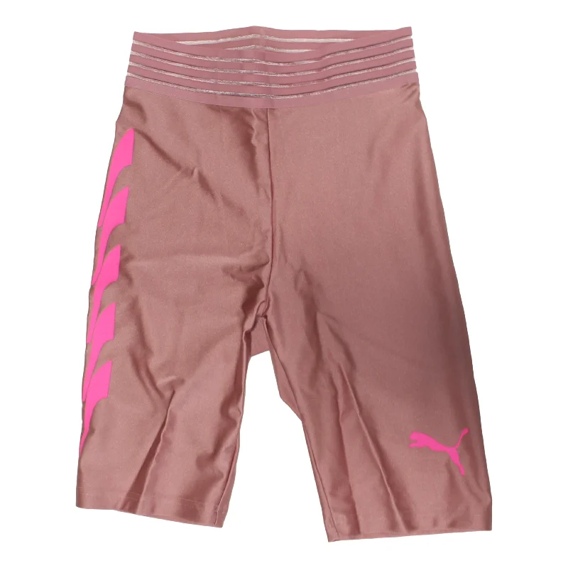Yoga Shorts with Supportive Waistband -Puma Evide Biker Shorts Pink 597775-16 Women's Yoga Shorts with Supportive Waistband -Puma Evide Biker Shorts Pink 597775-16 Women's