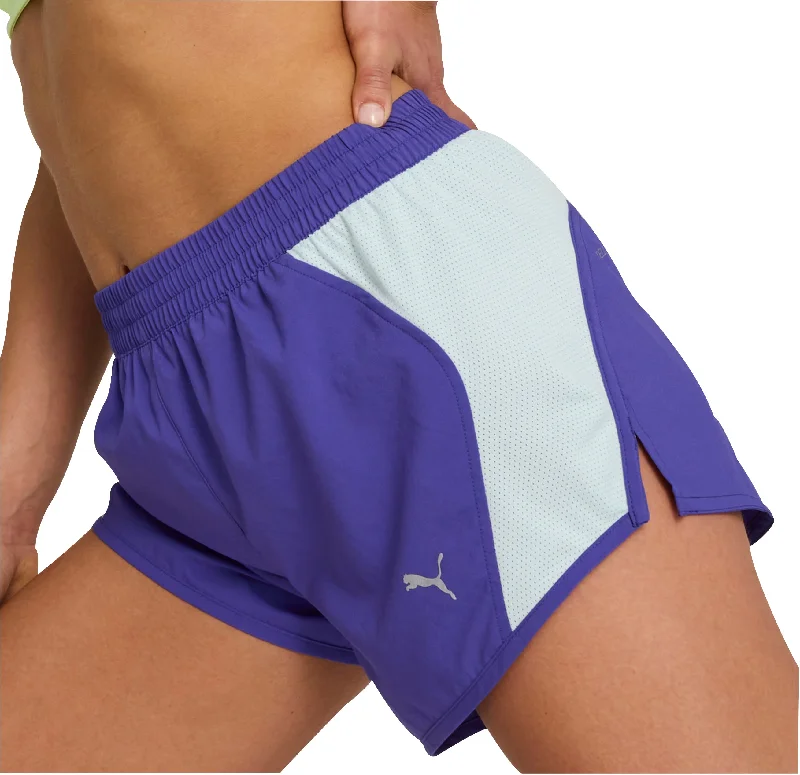 Yoga Shorts for Women’s Flexibility Training -Puma Run Favourite Velocity 3 Inch Womens Running Shorts - Blue Yoga Shorts for Women’s Flexibility Training -Puma Run Favourite Velocity 3 Inch Womens Running Shorts - Blue