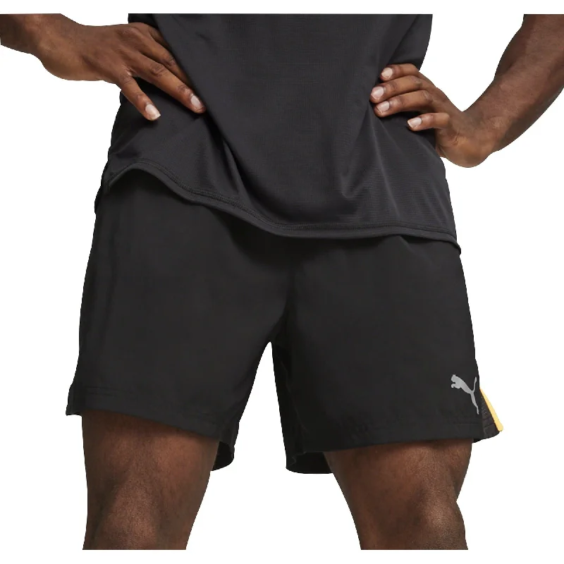 Yoga Shorts for Support and Comfort -Puma Run Favourite Velocity 5 Inch Mens Running Shorts - Black Yoga Shorts for Support and Comfort -Puma Run Favourite Velocity 5 Inch Mens Running Shorts - Black