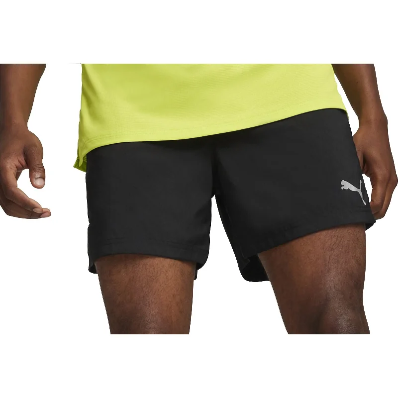 Yoga Shorts for High-Impact Training -Puma Run Favourite Velocity 5 Inch Mens Running Shorts - Black Yoga Shorts for High-Impact Training -Puma Run Favourite Velocity 5 Inch Mens Running Shorts - Black