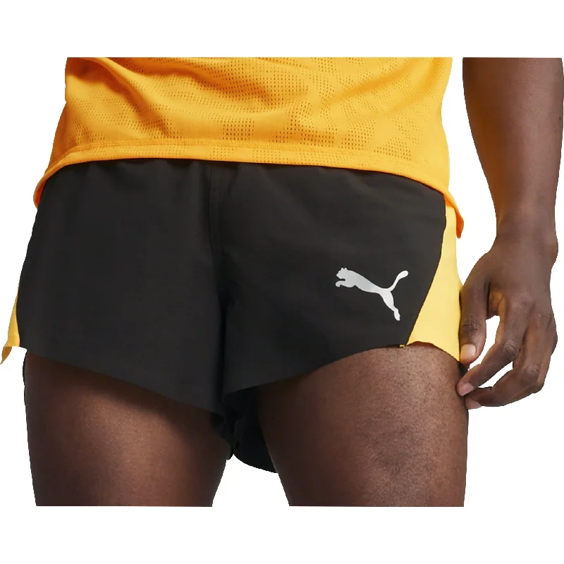 Soft Yoga Shorts for Studio Practice -Puma Run Ultraweave Velocity 3 Inch Mens Running Shorts - Black Soft Yoga Shorts for Studio Practice -Puma Run Ultraweave Velocity 3 Inch Mens Running Shorts - Black