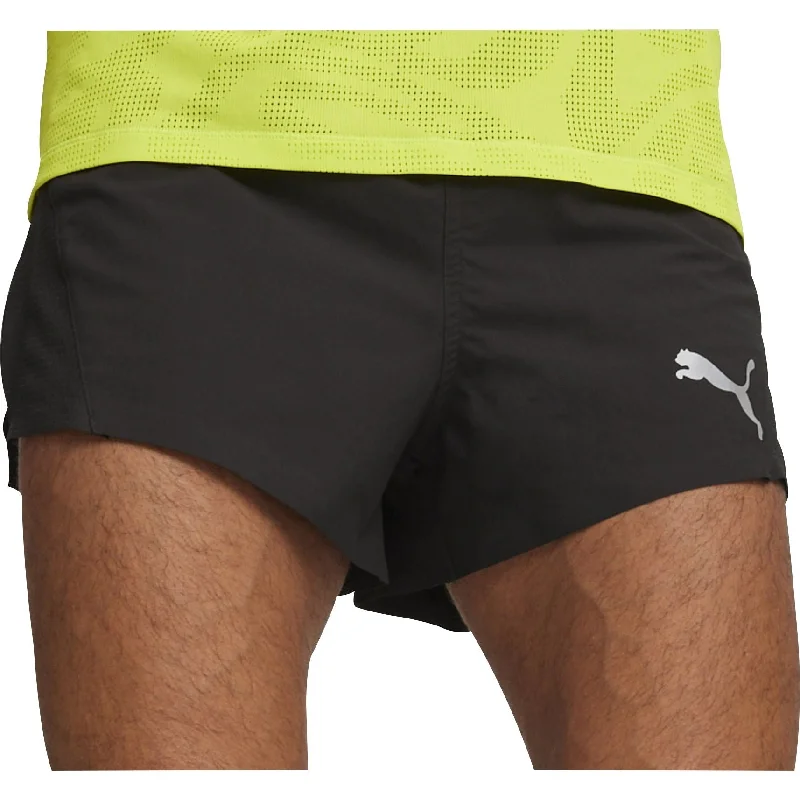 Yoga Shorts for Flexible Movement -Puma Run Ultraweave Velocity 3 Inch Mens Running Shorts - Black Yoga Shorts for Flexible Movement -Puma Run Ultraweave Velocity 3 Inch Mens Running Shorts - Black
