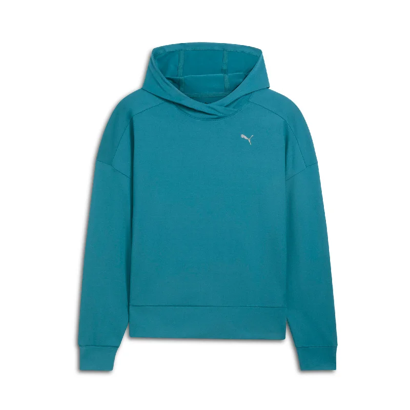 Stretch Yoga Tops for Flexibility -PUMA Women's CLOUDPSUN Hoodie