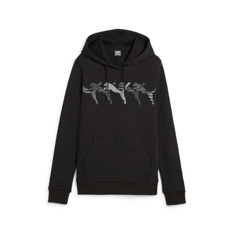 Yoga Tops for Better Mobility -PUMA Women's ESS+ LOGO LAB Hoodie