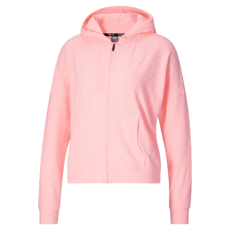 Yoga Shorts for Women's Fitness -PUMA Women's Fit Fleece Track Jacket