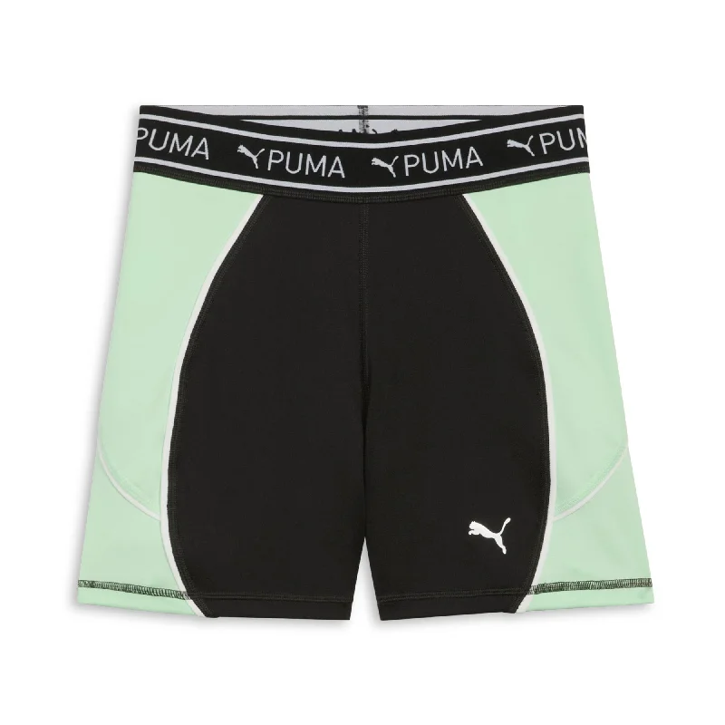Breathable Yoga Shorts for Flexibility -PUMA Women's FIT TRAIN STRONG 5" Shorts