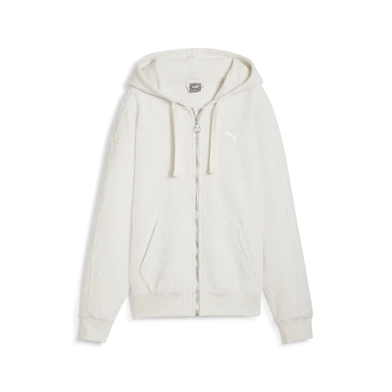 Yoga Shorts for Full Flexibility -PUMA Women's HER Full-Zip Hoodie Women