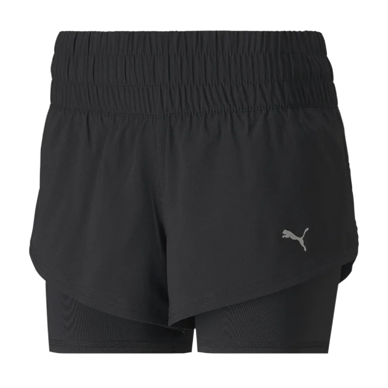 Yoga Shorts for Flexibility and Recovery -PUMA Women's Last Lap 2-in-1 Shorts