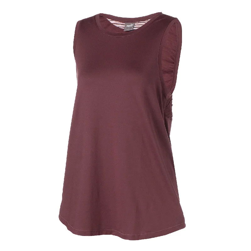 Yoga Tops for Deep Stretching -PUMA Women's Maternity Relaxed Training Tank Top