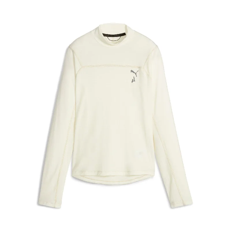 Yoga Tops for Deep Stretching and Movement -PUMA Women's SEASONS Long Sleeve Tee