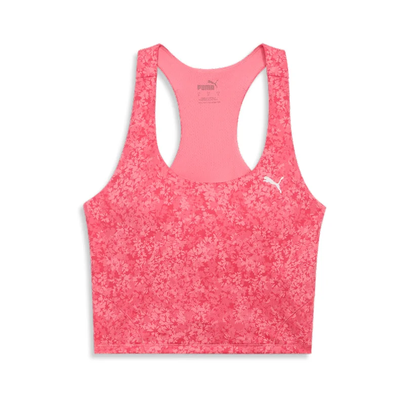 Women's Yoga Tops for Flexibility -PUMA Women's Studio 2-In-1 Training Crop Tank